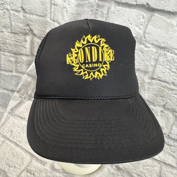 Klondike Sunset Casino Las Vegas NV Snapback Trucker Hat Cap Nissun Yellow Sun - Picture 2 of 8